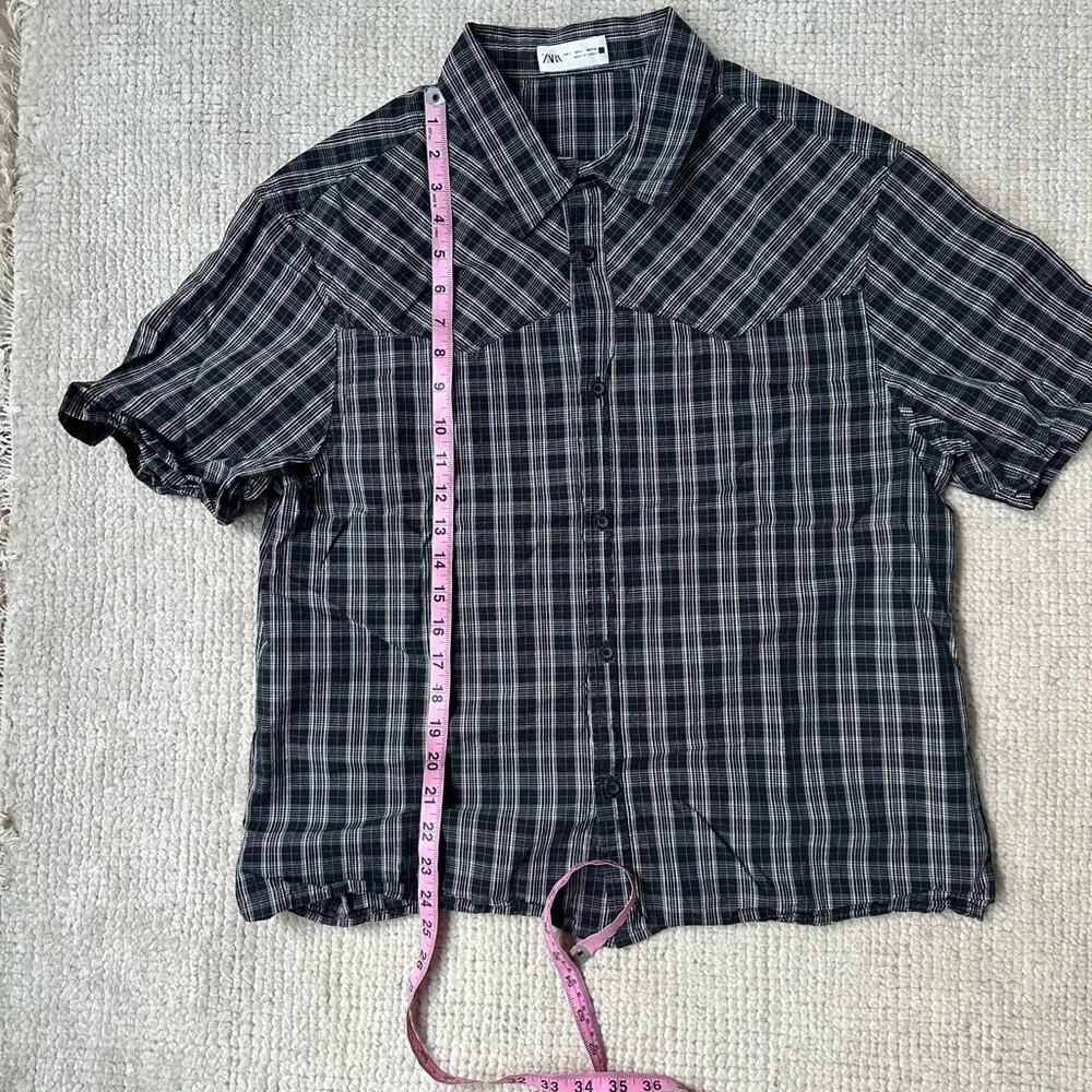 Zara Short Sleeve Button Up Casual Shirt Bundle Large - Picture 7 of 9
